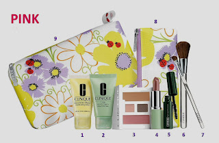 New Clinique 2013 Spring 9 pcs beauty essentials gift + brush