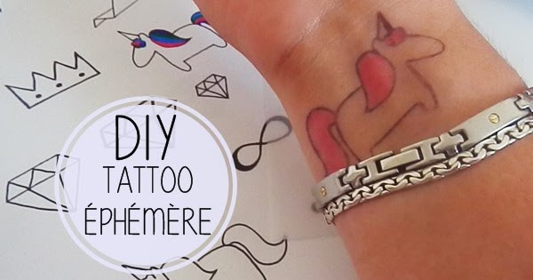 Diy Tatouages éphémères Caro Dels