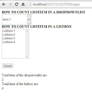 ASP.NET: Total list item count in DropDownlist