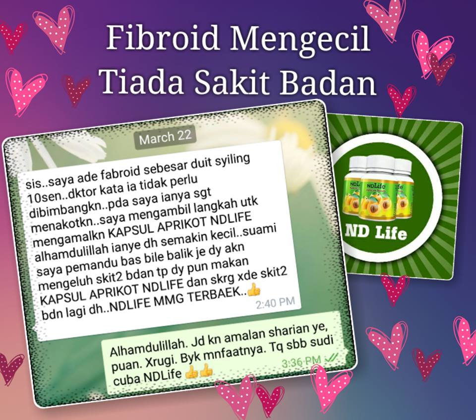 Herba & Kesihatan: Testimoni Pesakit Fibroid/Cyst