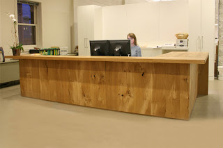 Wood Reception Desk