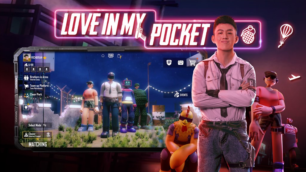 PUBG MOBILE ANNOUNCES AN EXCLUSIVE COLLABORATION WITH RICH BRIAN