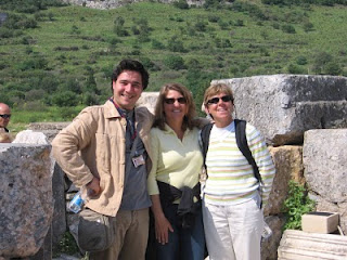 The Odyssey: Emre, Velinda and Nan at Ephesus, Turkey