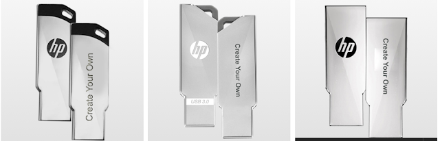 customised HP pen drive