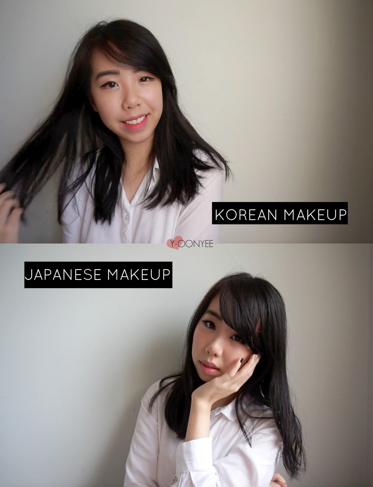 Korean Vs Japanese Makeup BEFORE AND AFTER MAKEUP TRANSFORMATION