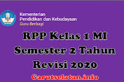 RPP Daring Kelas 1 MI Semester 2 Mapel Qurdits Revisi 2020