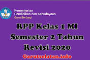 RPP Daring Kelas 1 MI Semester 2 Mapel Qurdits Revisi 2020