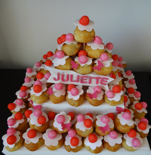Gateaux D Aline Piece Montee Aux Choux Pour Un Bapteme