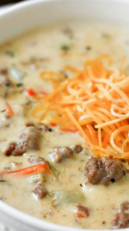 Cheeseburger Soup