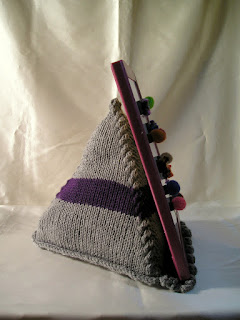 knitted pyramid prop