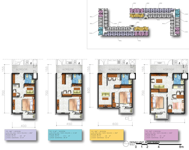 2 Bedroom Studio Apartment Plans