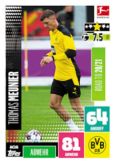 Topps Match Attax Bundesliga 2020-2021 Borussia Dortmund Set