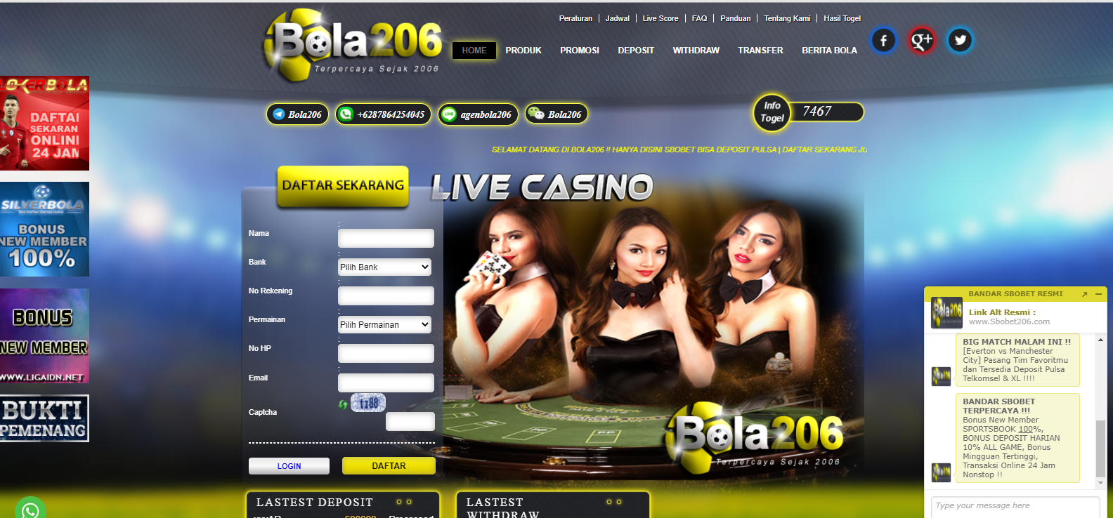 link alternatif bola206