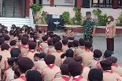 Danramil dan Kapolsek Duren Sawit, Hadiri Giat Lomba Kwartir Pramuka Penggalang