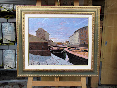 Scali delle Ancore, painting, Livorno