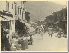 A bazaar scene in Simla, gelatin photo, 1890's