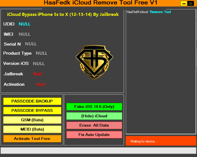 HaaFedk ICloud Remove Tool Free V1 Update Version Free Download