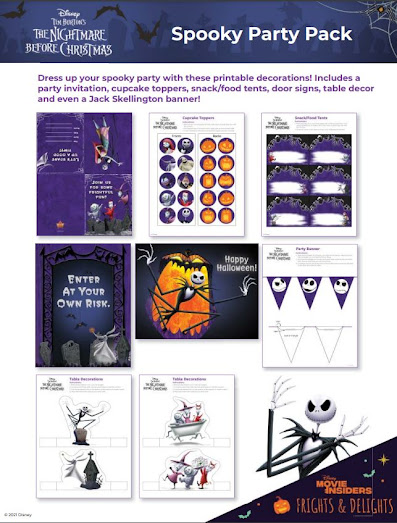 Nightmare Before Christmas free printable party pack