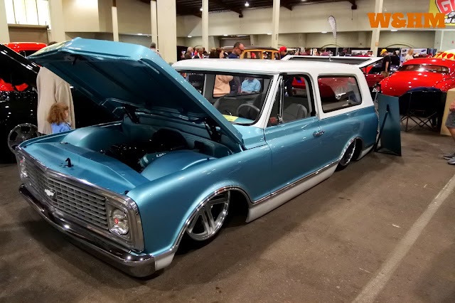 Brandon Purkiss's 1971 Chevrolet K5 Blazer Show Car at 2023 Goodguys Car Show Del Mar (@goodguysrodandcustom)