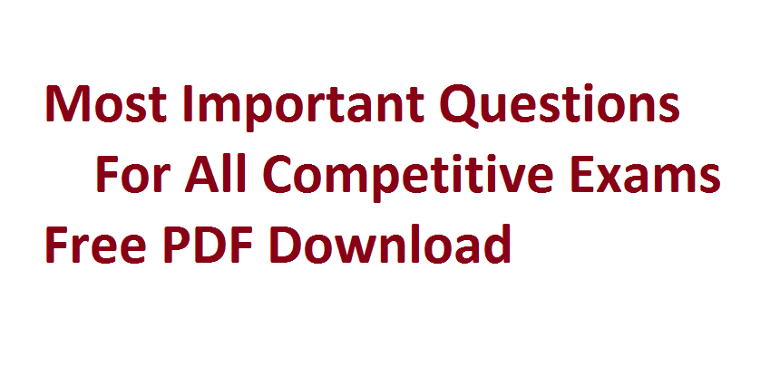 Mathematics Formula PDF For Competitive Exam PDF