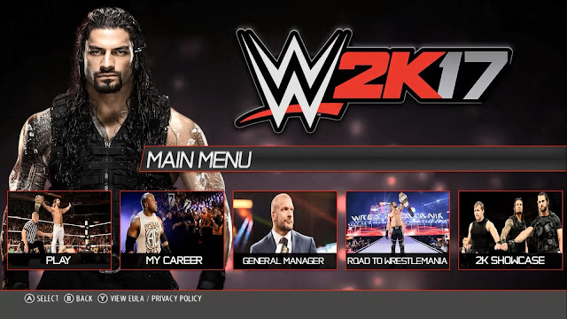 WWE 2K17 PC Game Free Download Full Version For Windows XP