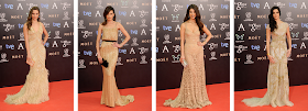 Gala de los Goya 2014 actrices vestidas de dorado