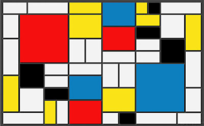 Composición estilo Mondrian