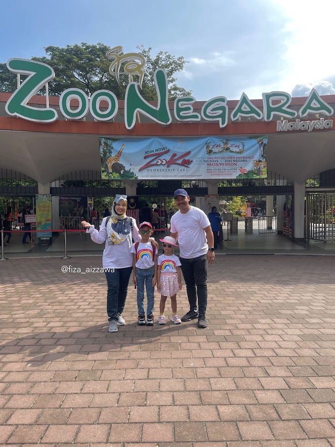 Zoo Negara makin best, beli tiket online, tak rugi bawa anak-anak korang mengenal haiwan