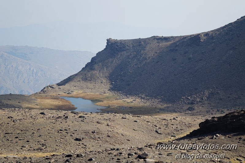 Puntal de Siete Lagunas desde Trevélez (Sierra Nevada)