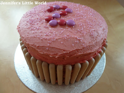 How to make a pink ombre birthday cake