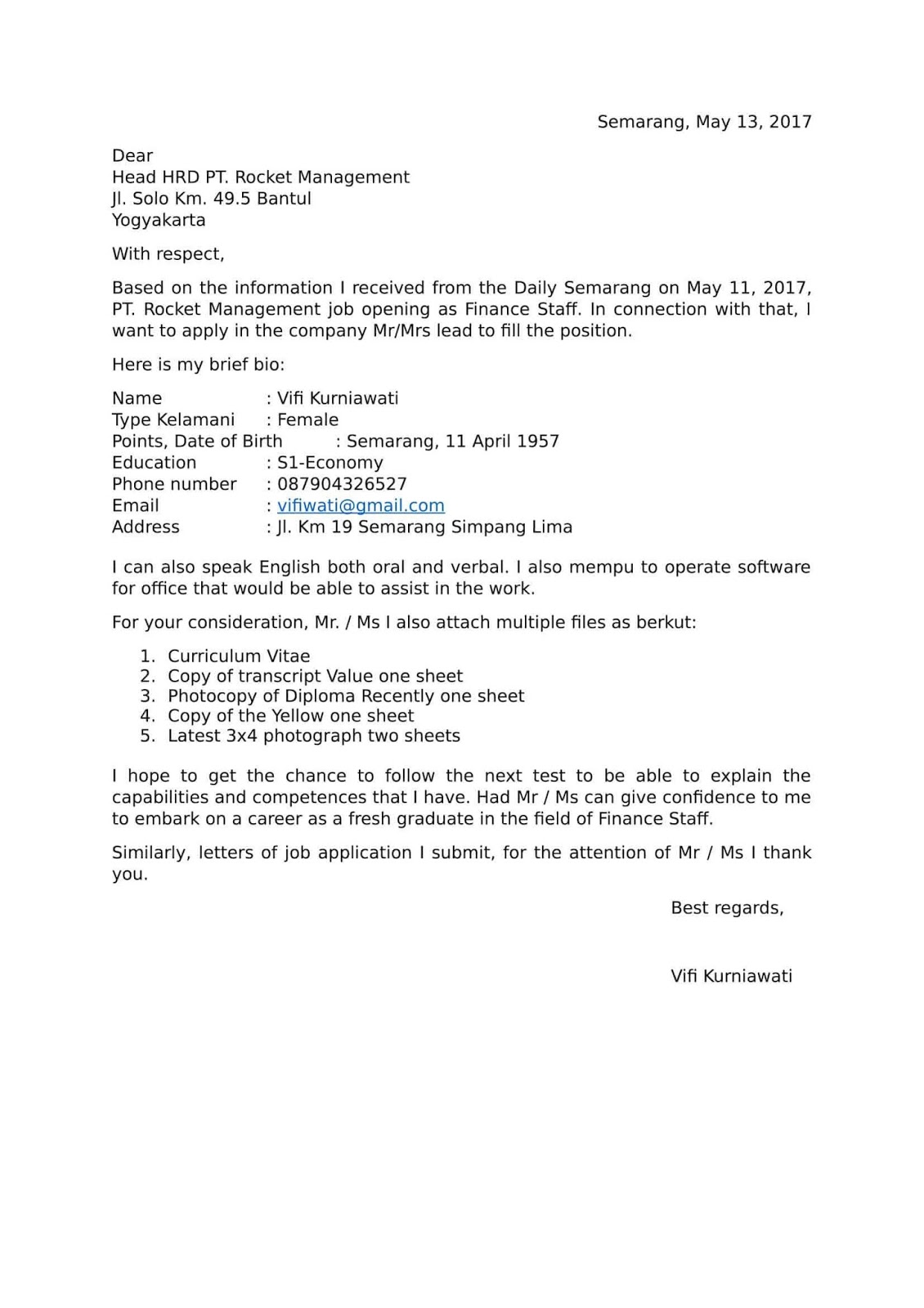  kali ini mari kita lanjutkan pembahasan kita seputar dunia surat Inilah 7+ Contoh Surat Lamaran Pekerjaan Dalam Bahasa Inggris Dan Artinya