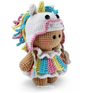 PATRON GRATIS MUÑECA UNICORNIO AMIGURUMI 55482