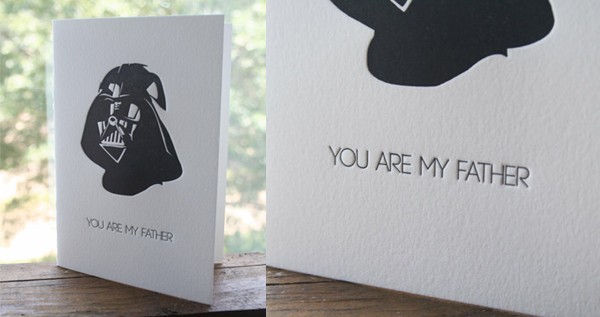 Darth Vader Father's Day Card