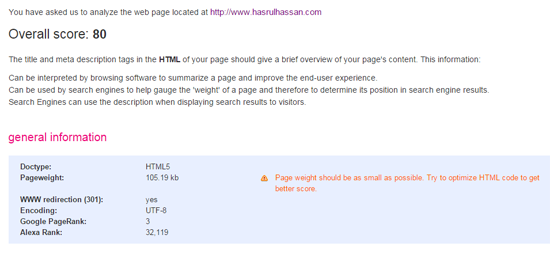 Page Weight Teknik SEO Asas