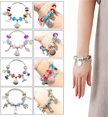 Klmars Charm Bracelet Making Kit,Jewelry Making Supplies