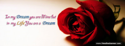 Red Rose Quotes Facebook Timeline Cover
