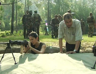 Katrina Kaif in Army camp jammu