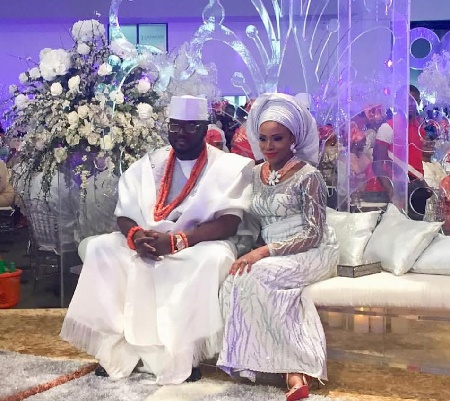 Photo: About Dolapo Oni’s Wedding Dress