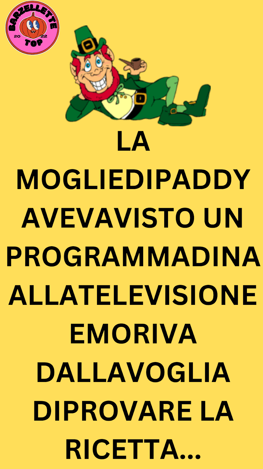 Dopo aver bevuto qualche pinta di troppo, Paddy si dirige verso casa