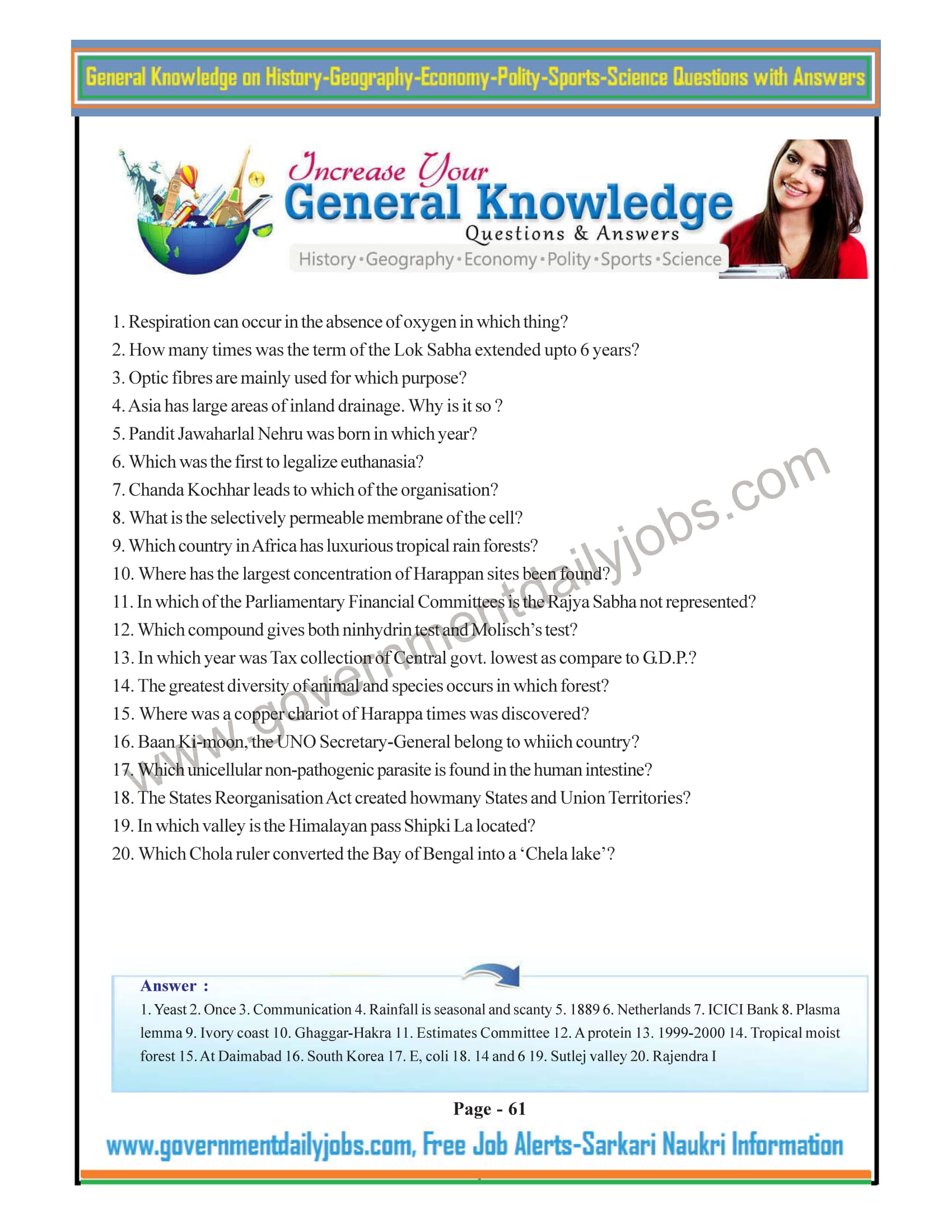 General Knowledge Questions with Answers