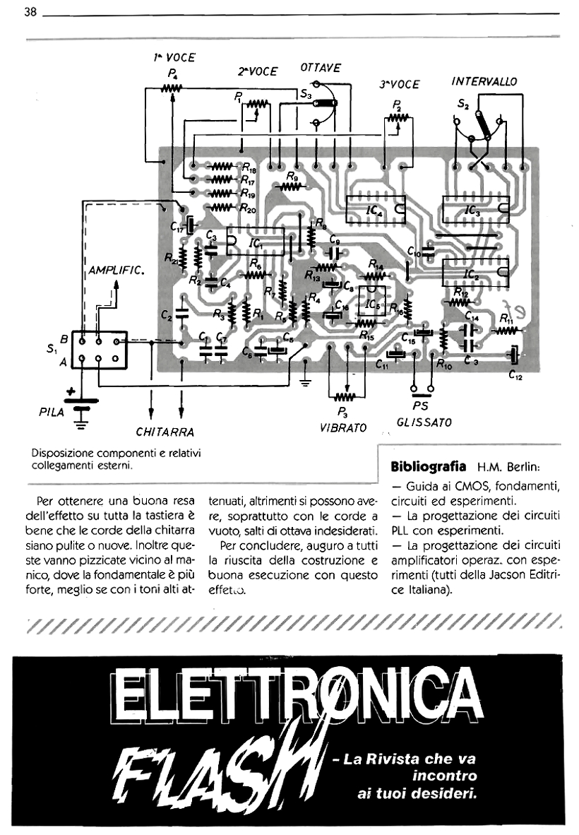 Elettronica Flash abril-1987_04  Multiplicador de frequência para guitarra a PLL (pedal de oitava ) SÍNTESE SONORA & ELETRÔNICA ARTESANAL