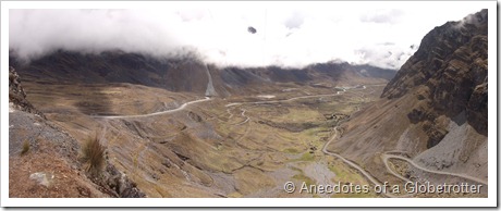 Windy asphalt road