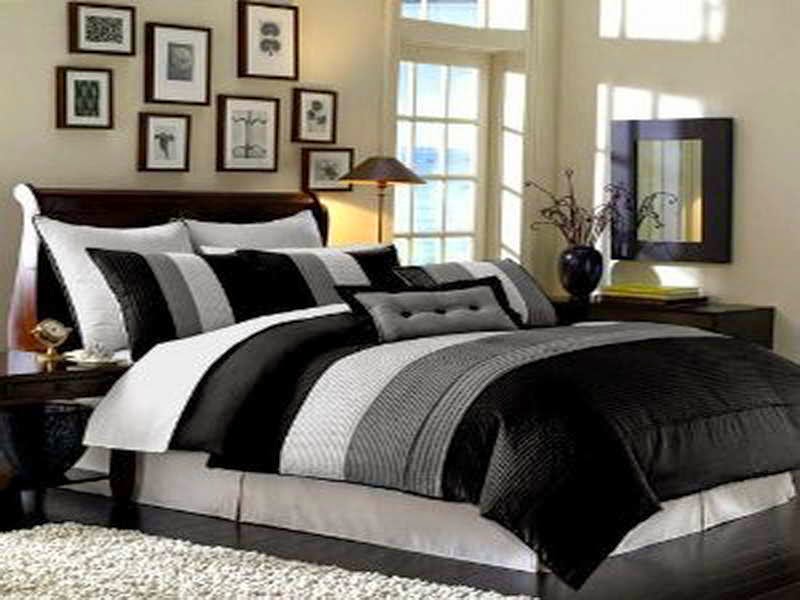 black and cream bedding ideas