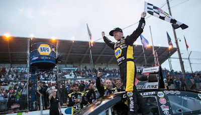 Chris Eggleston celebrates his fourth #NASCAR K&N Pro Series West victory 