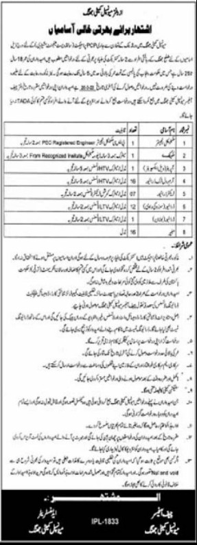 Latest Municipal Committee Management Posts Jhang 2023