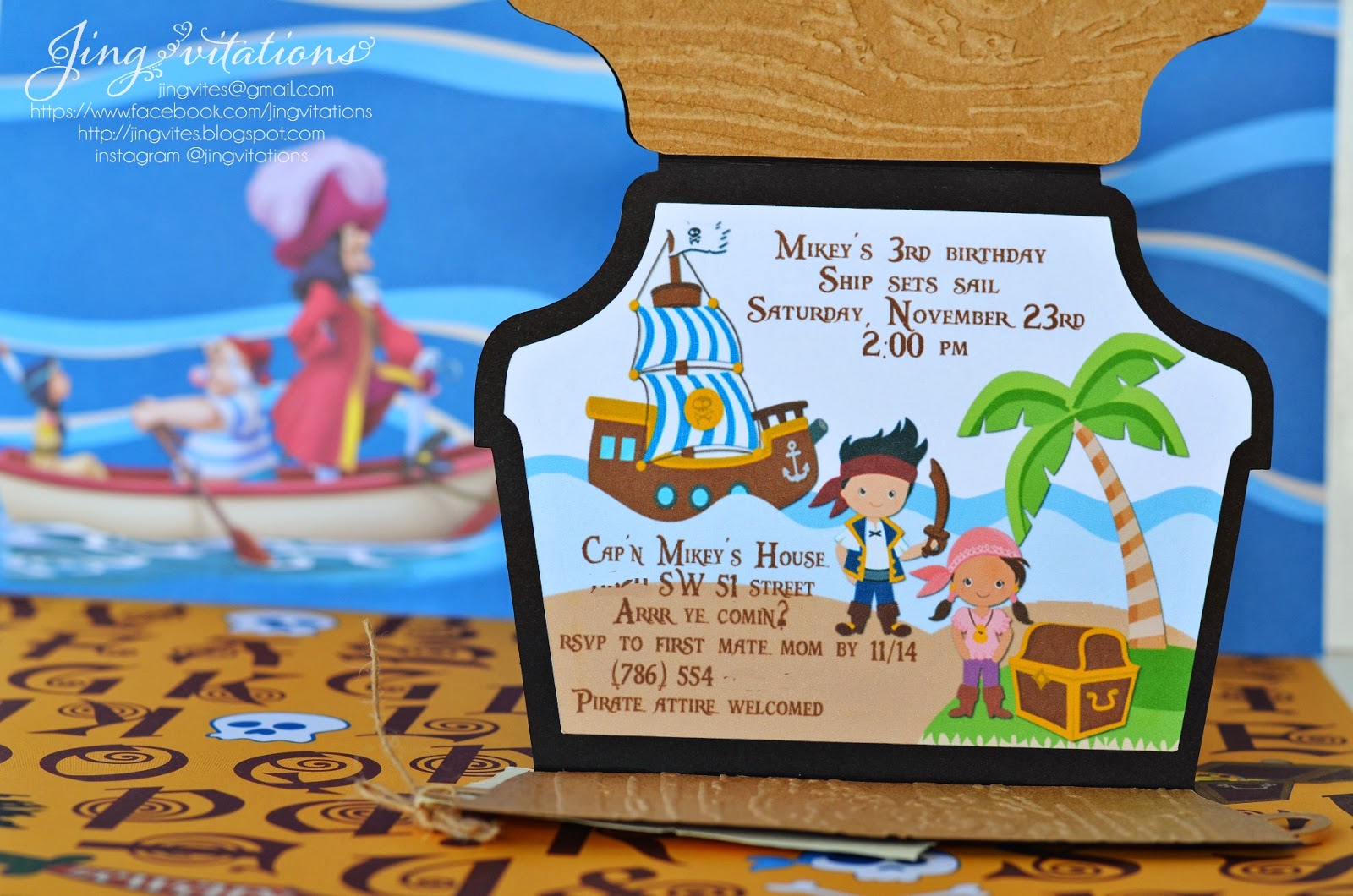 pirate invitations