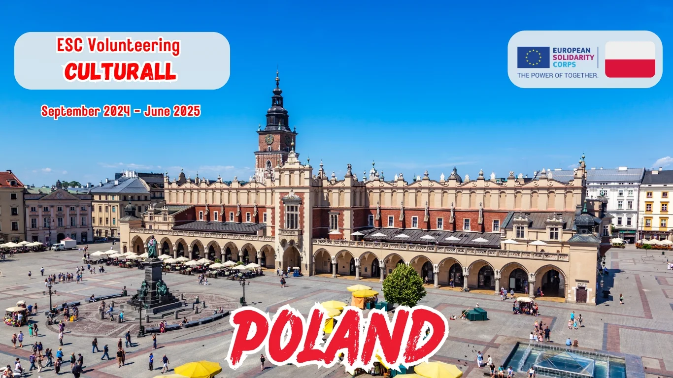 CulturALL - ESC Volunteering project in Krakow, Poland (Fully Funded)