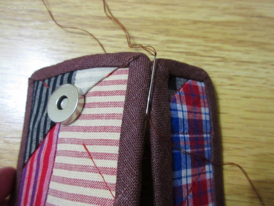 How to sew an easy glasses case. Tutorial