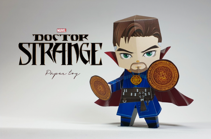 Build Your Own Doctor Strange Paper Toy in Just 3 Pages