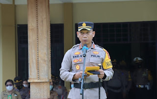 Saat Pimpin Apel Gelar Pasukan Ops Patuh 2022, Kapolres Toraja Utara Sampaikan ini